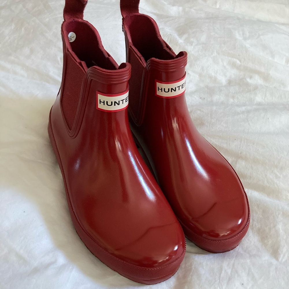 Red Hunter Boots